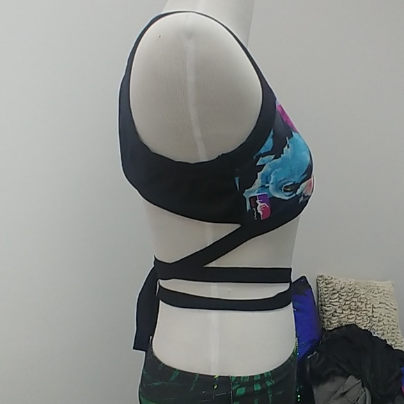 Bad kitty pole fit dance yoga crop top - Picture 2 of 3